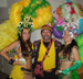 Astrologer Spencer Grendahl with a pair of lovely Brazilian dancers